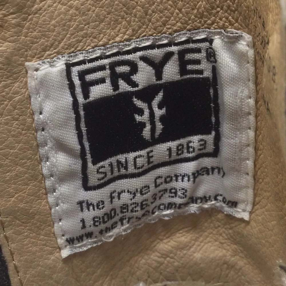 Frye Unisex Moto Black Leather‎ Toddler Boots